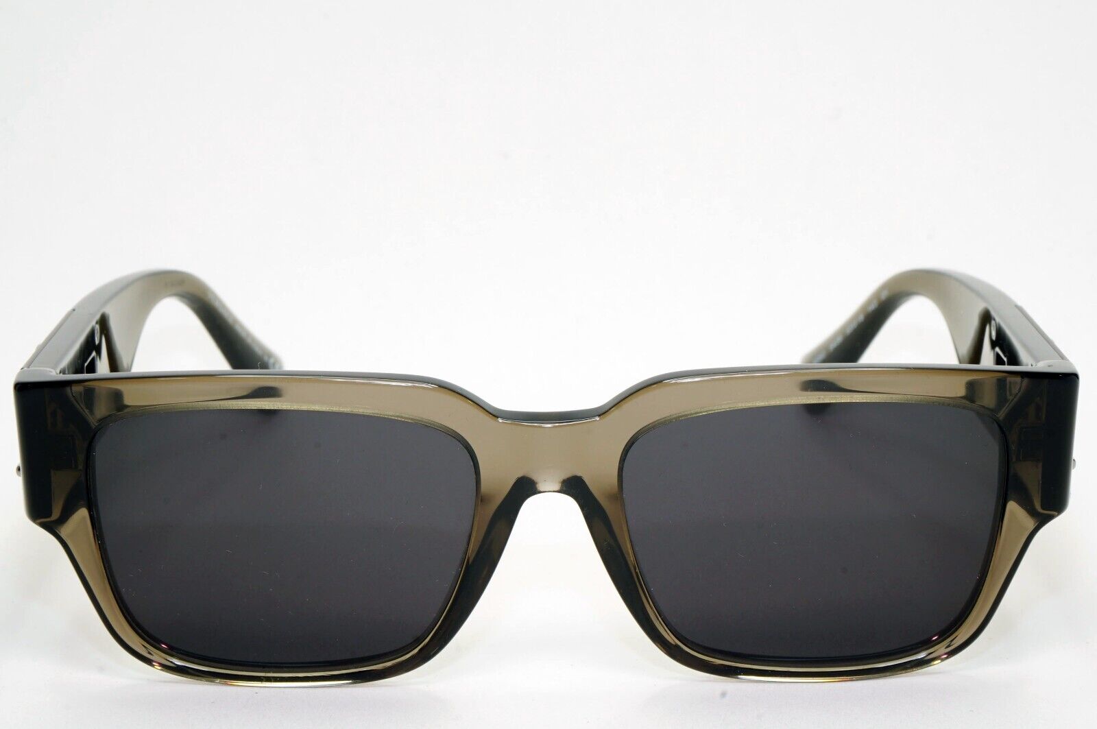 Versace Sunglasses Brown Grey Transparent Square Black Medusa MOD VE 3350 5436