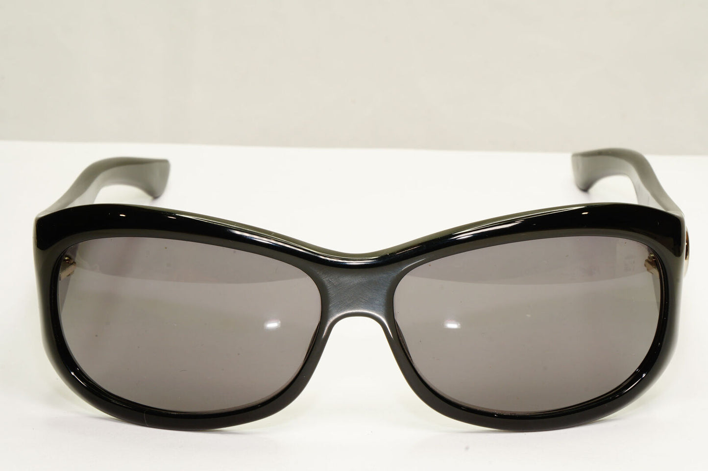 Gucci 2007 Sunglasses Vintage Black Silver Square GG 2966/S 807BN 071222