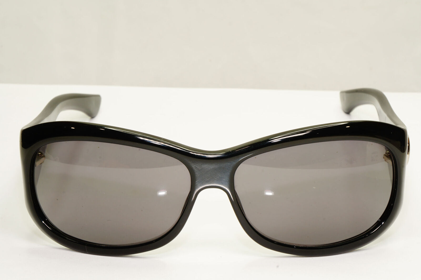 Gucci 2007 Sunglasses Vintage Black Silver Square GG 2966/S 807BN 071222