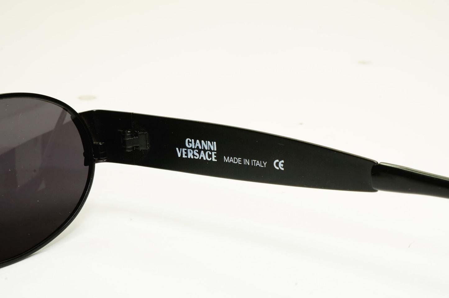 Gianni Versace Sunglasses 1996 Vintage Unisex Black Metal GV MOD X05 COL 028