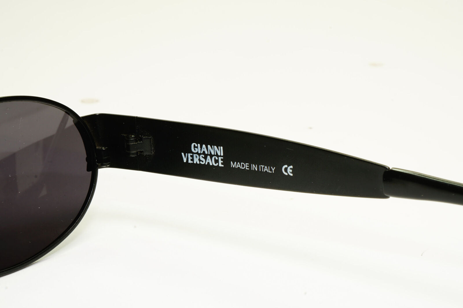 Gianni Versace Sunglasses 1996 Vintage Unisex Black Metal GV MOD X05 COL 028