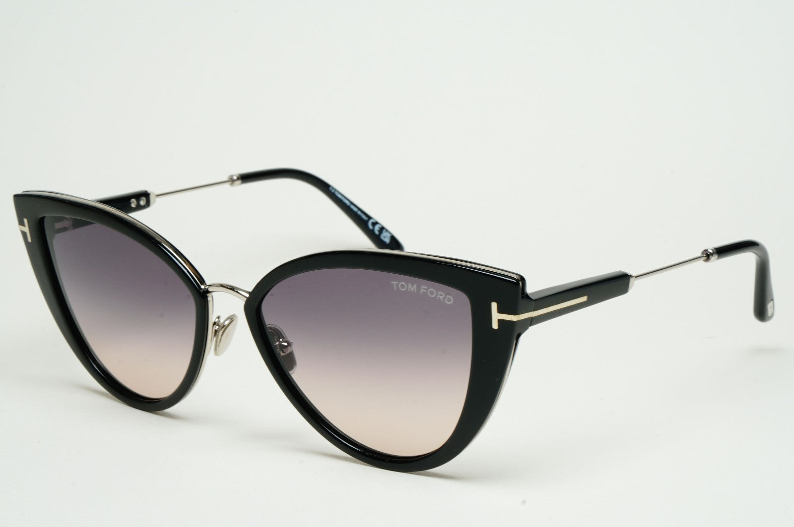 Tom Ford Sunglasses Anjelica-02 Cat Eye Black Grey Gradient FT0868 TF 868 01B