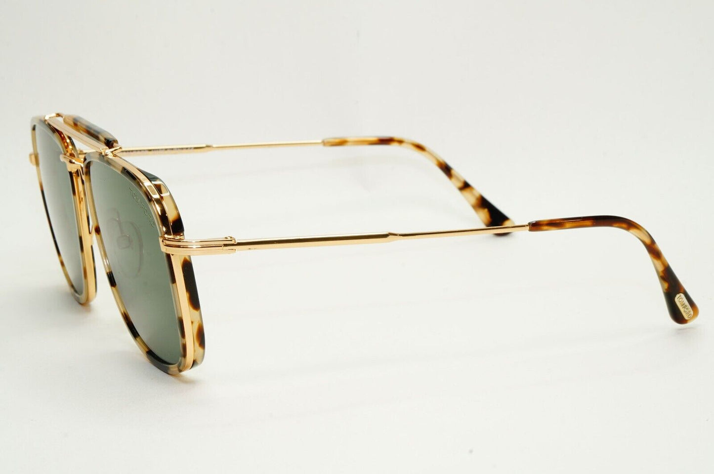 Tom Ford Sunglasses Huck Brown Gold Green Tortoise FT0665 TF 665 56N 56mm