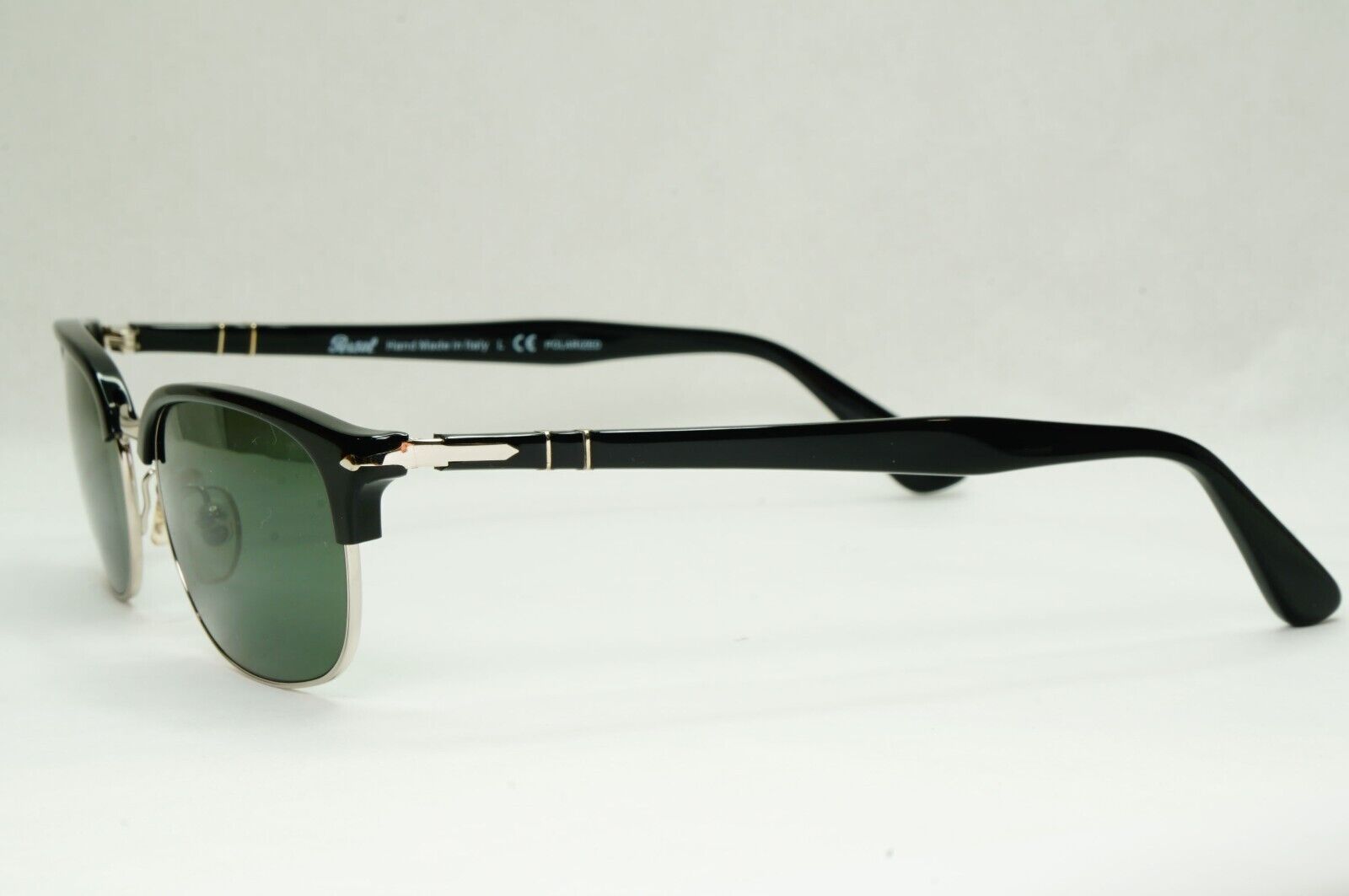 Persol Sunglasses 2015 Black Polarized Rectangle Grey Green 8139-S 95/58 52mm