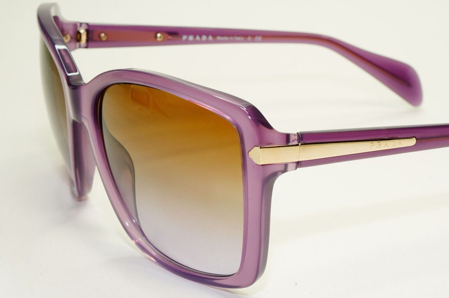 Prada Sunglasses 2013 Vintage Square Violet Brown PR14PS SPR 14P MAV-6P1 050824