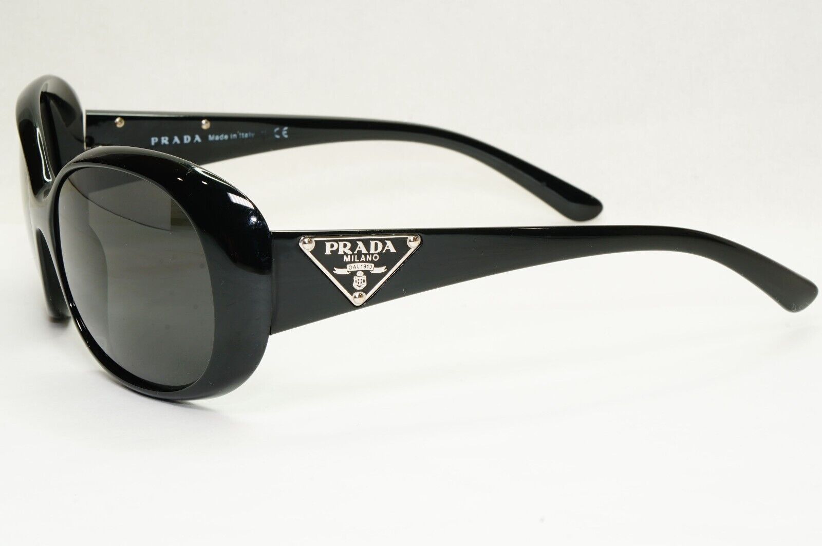 Prada Sunglasses 2010 Triangle Logo Black PR27LS SPR 27L 1AB-3M1 111223