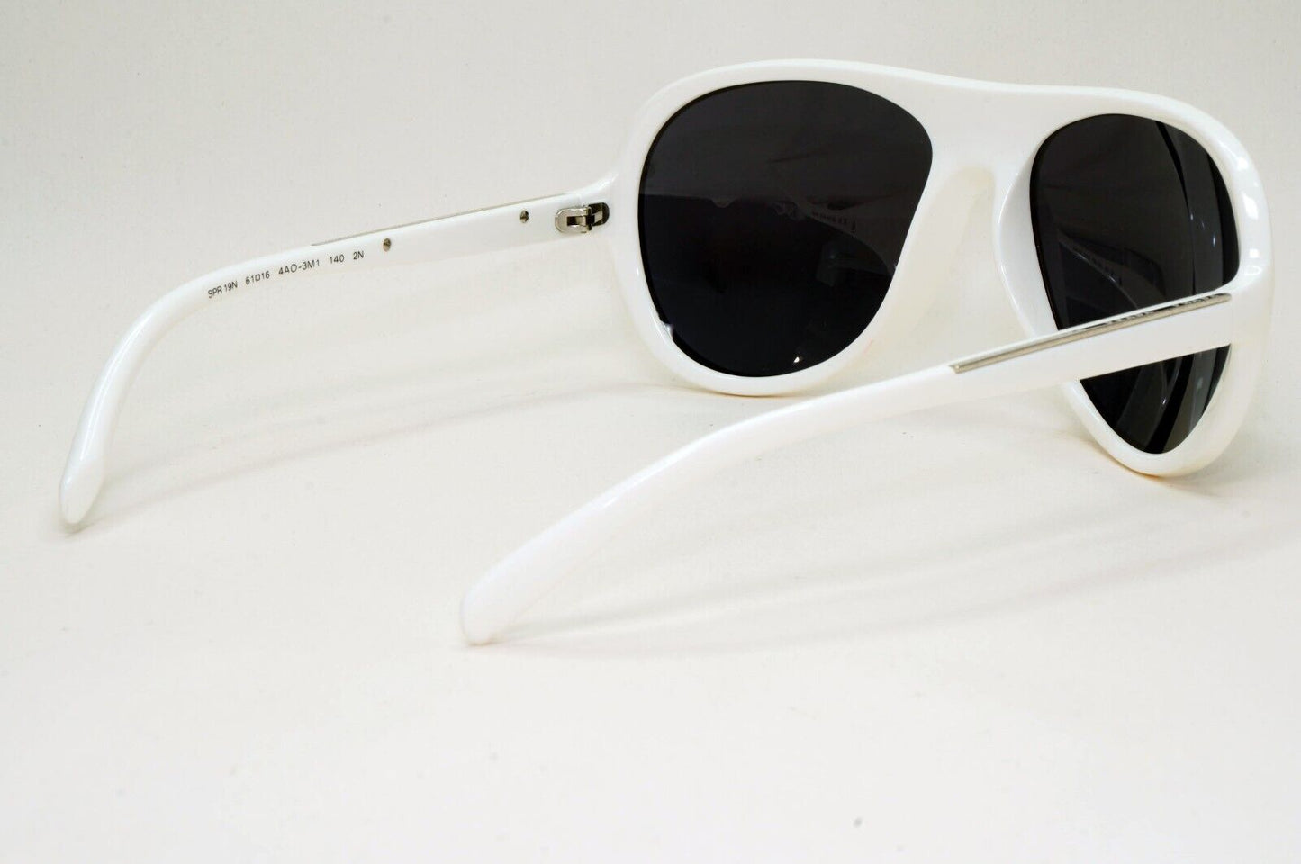 Prada Sunglasses 2012 Vintage White Black Unisex PR19NS SPR 19N 4AO-3M1 051124