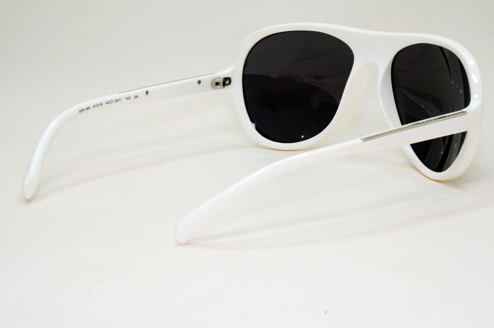 Prada Sunglasses 2012 Vintage White Black Unisex PR19NS SPR 19N 4AO-3M1 051124