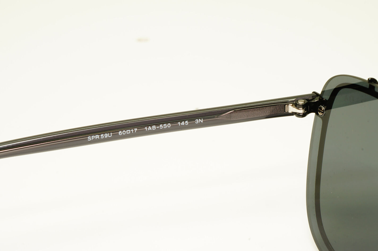 Prada Black Conceptual Sunglasses Runway Mens Square SPR 59U PR59US 1AB-5S0
