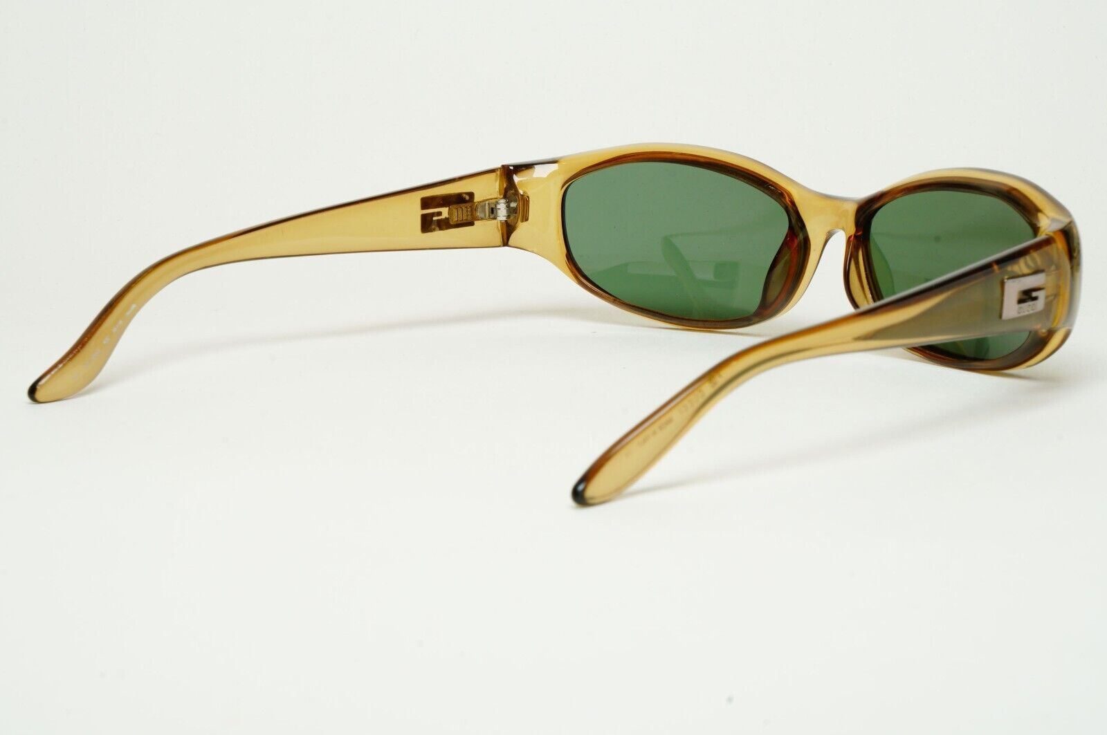 Gucci Sunglasses 1998 Vintage Honey Transparent Brown Green GG 2456/S K02 290125