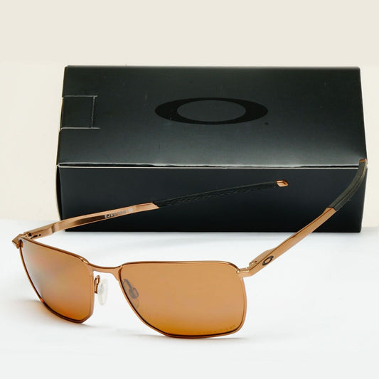 Oakley Sunglasses Ejector Polarized Satin Rose Gold Tungsten Brown  OO 4142 05