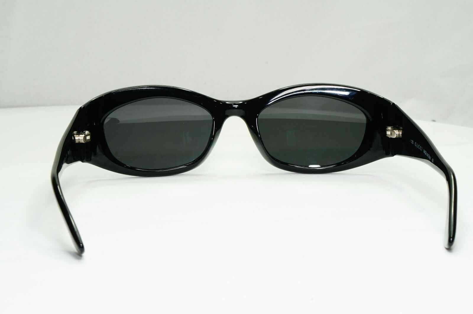 Gucci Sunglasses 1998 Vintage Black Rectangle Retro Unisex GG 2432/S 1UF 301224