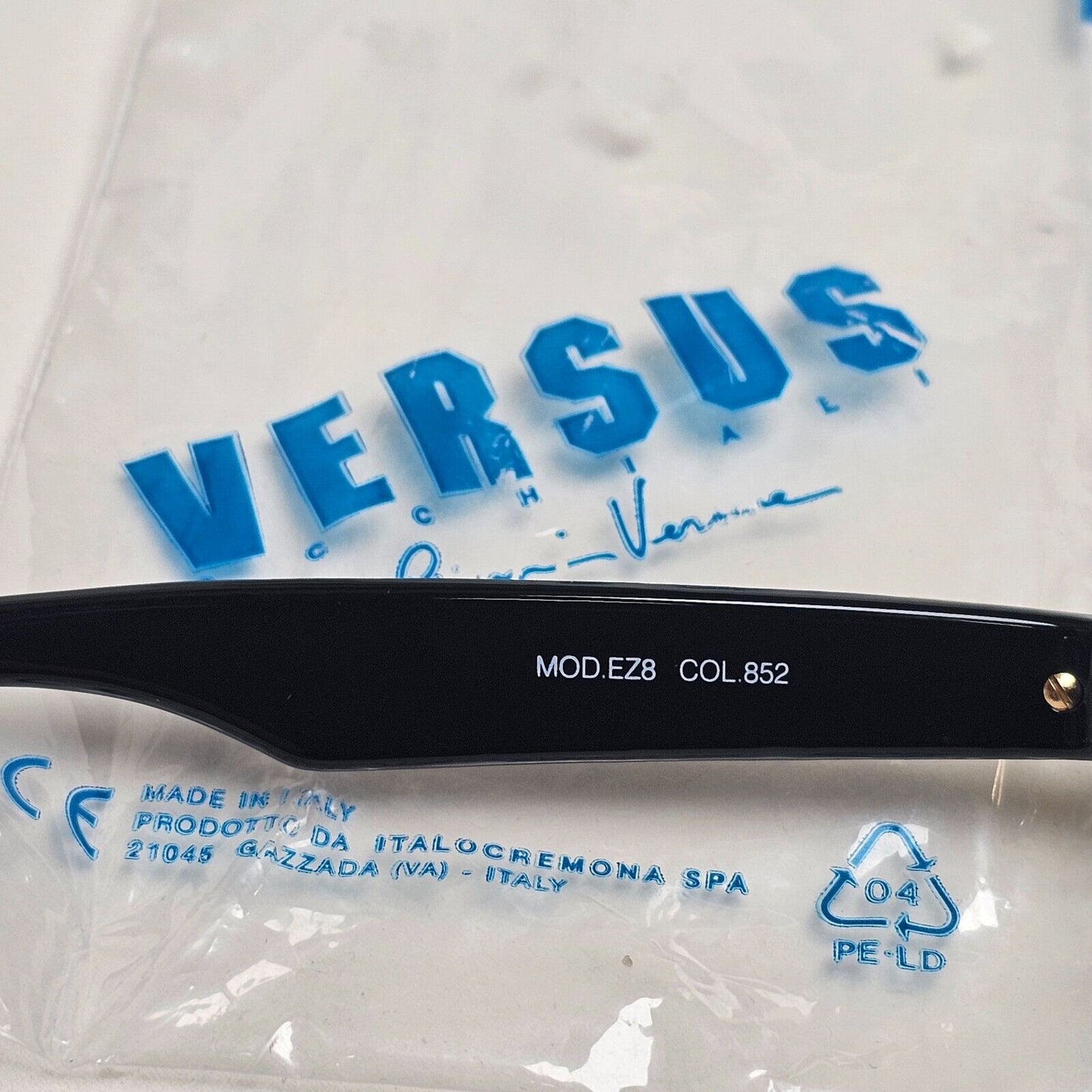 Versus Sunglasses 1996 by Gianni Versace Vintage Black Lion MOD EZ8 COL 852