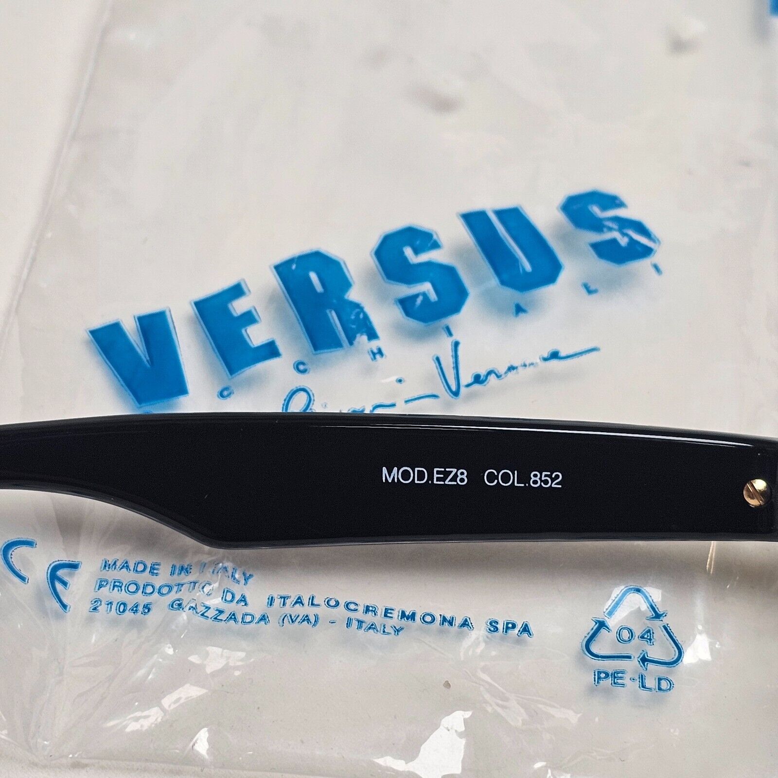 Versus Sunglasses 1996 by Gianni Versace Vintage Black Lion MOD EZ8 COL 852