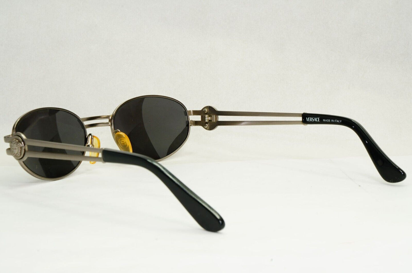 Gianni Versace Sunglasses 1995 Vintage Oval Medusa Gunmetal MOD S41 948 270324