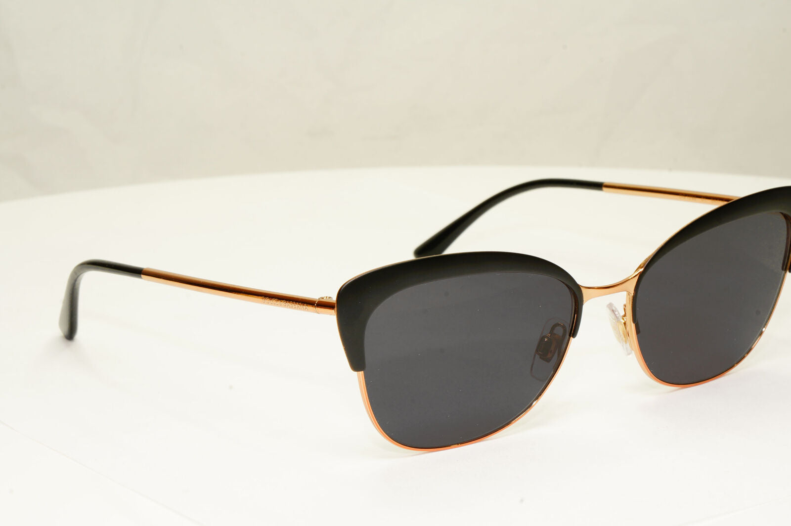 Dolce & Gabbana Gold Black Womens Designer Sunglasses DG 1298 01 36185