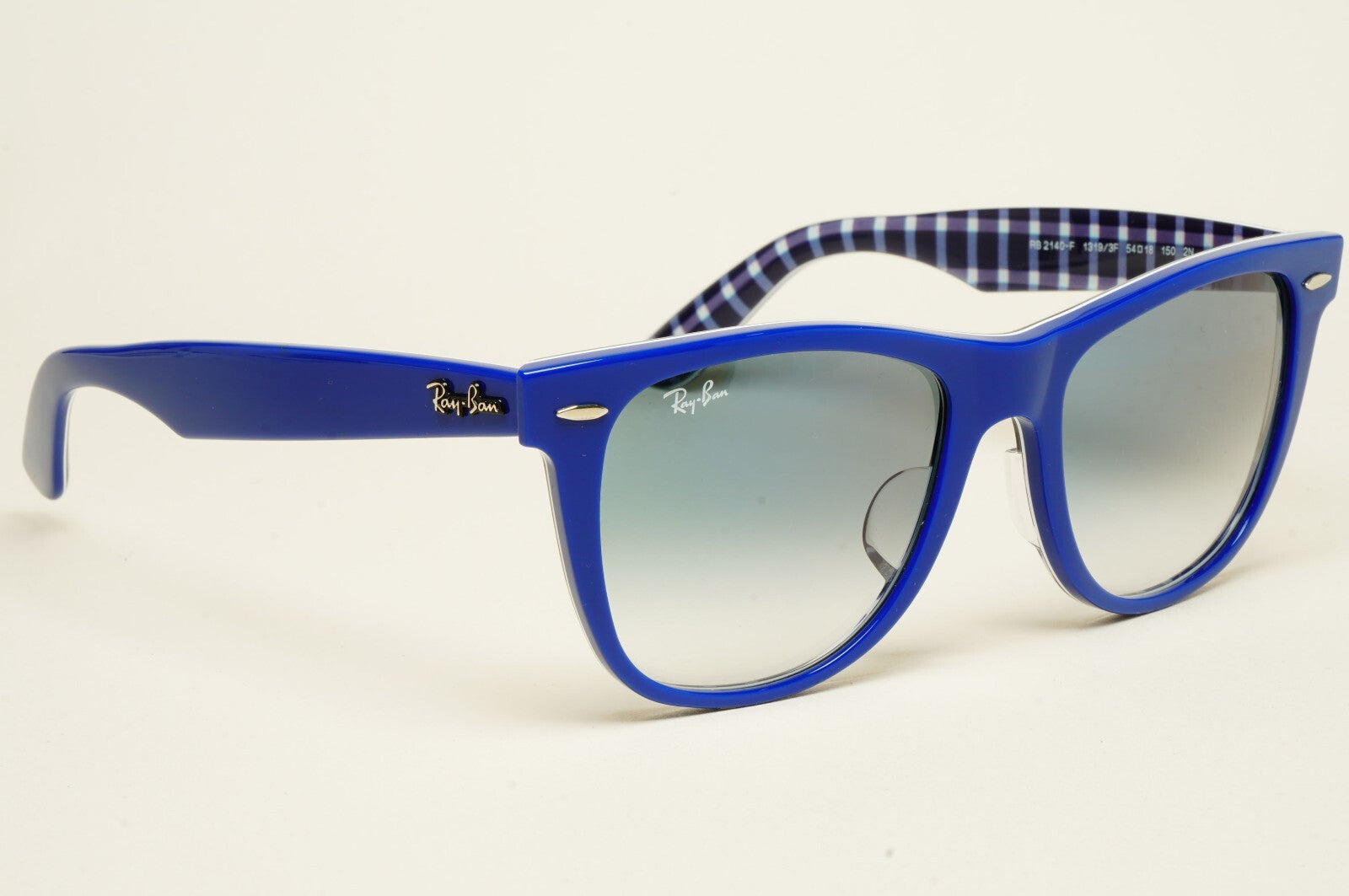 Ray-Ban Sunglasses Wayfarer Large Blue Gradient RB 2140-F 1319/3F 54mm
