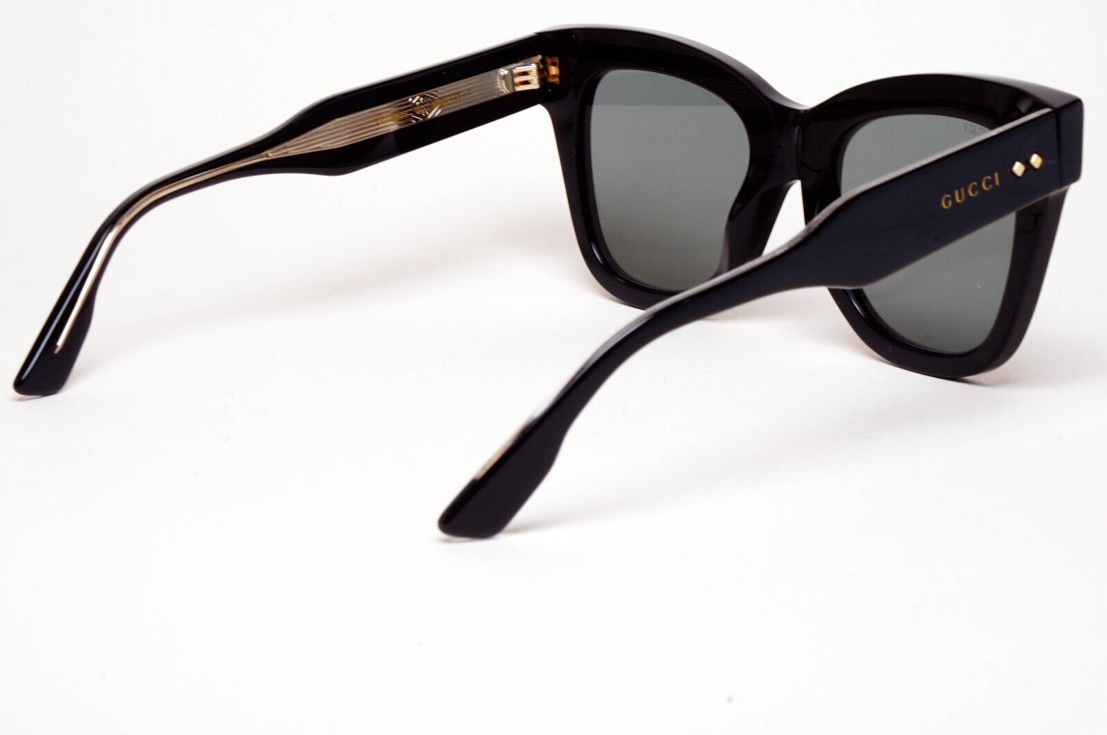 Gucci Sunglasses 2022 Black Oversized Square Large Glossy GG1082S 001 280125