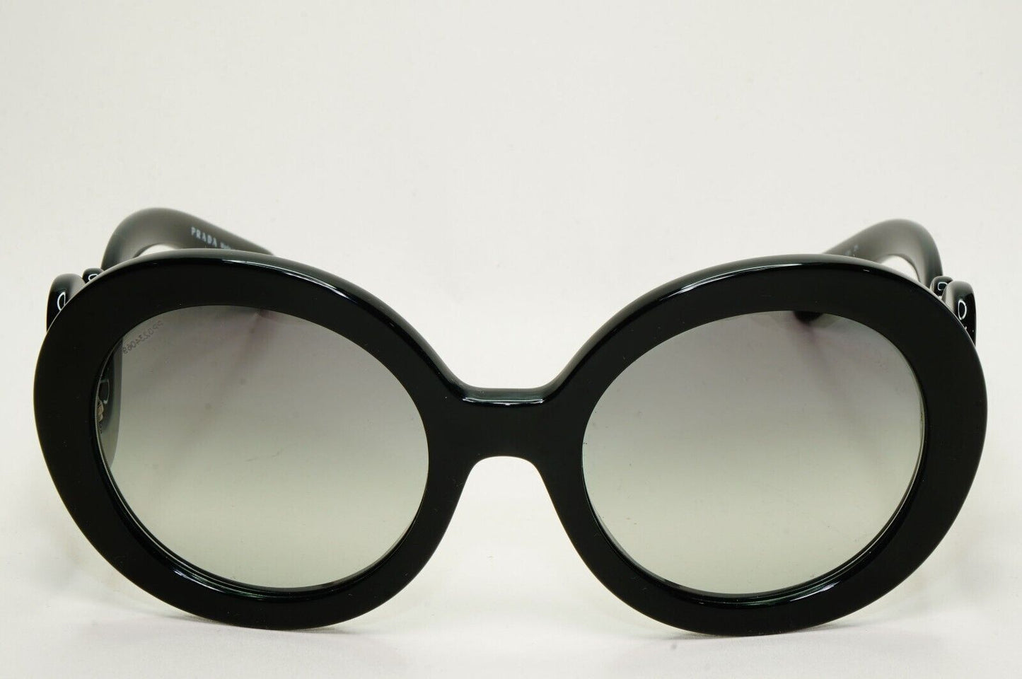 Prada Sunglasses Swirl Baroque Black Round PR27NS SPR 27N 1AB-3M1 061024