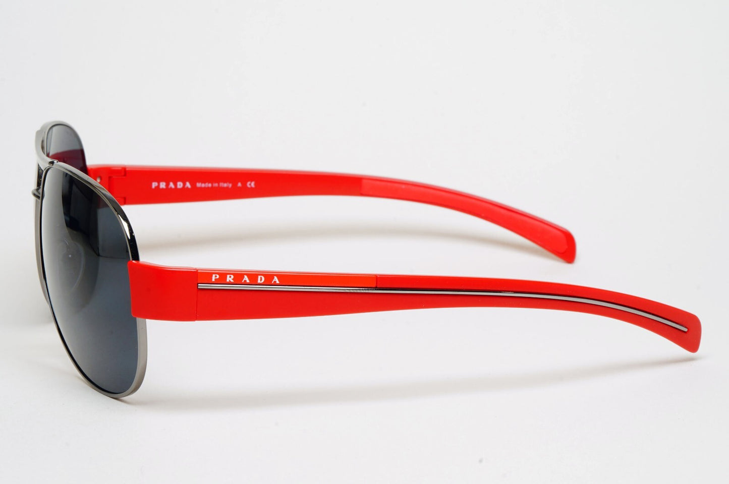 Prada Sunglasses 2010 Vintage Red Rossa Pilot PS51LS SPS 51L 6BF-1A1 62mm 070325