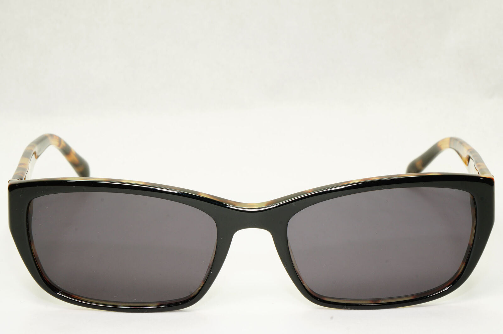 Prada Sunglasses Black Rectangle Brown Tortoise PR18OV VPR 18O NAI-1O1 54mm