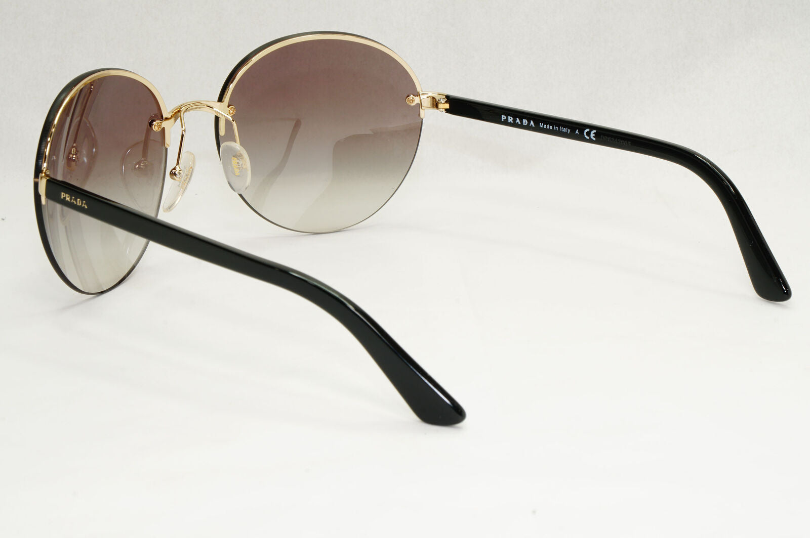 Prada Sunglasses Round Black Grey Gradient PR68VS SPR 68V ZVN-0A7 050124