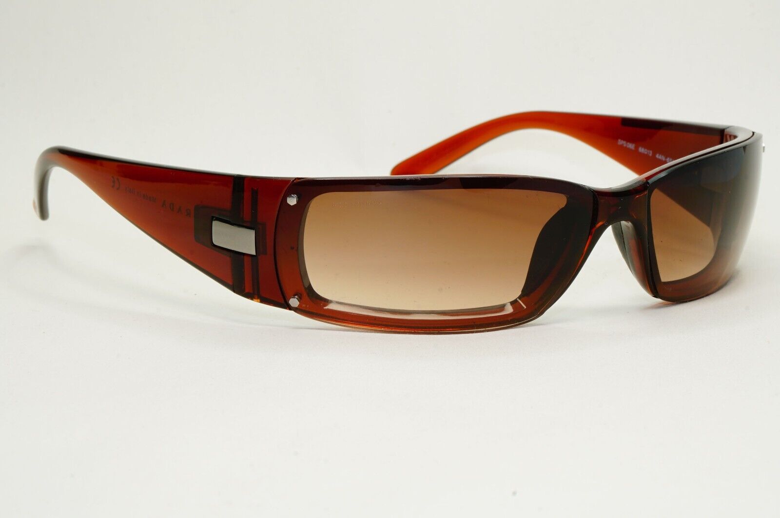 Prada Sunglasses 2004 Vintage Rare Brown Wrap PS06ES SPS 06E 4AN-6S1 270924