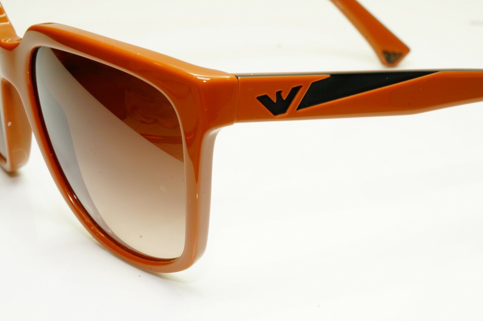 Emporio Armani Brown Square Gradient Fade Womens Sunglasses EA 4070 5511/13 