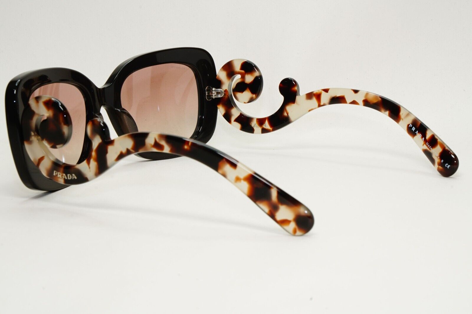 Prada Sunglasses Baroque Swirl Brown Marble Gradient PR27OS-A SPR 27O-A UAO-4O0