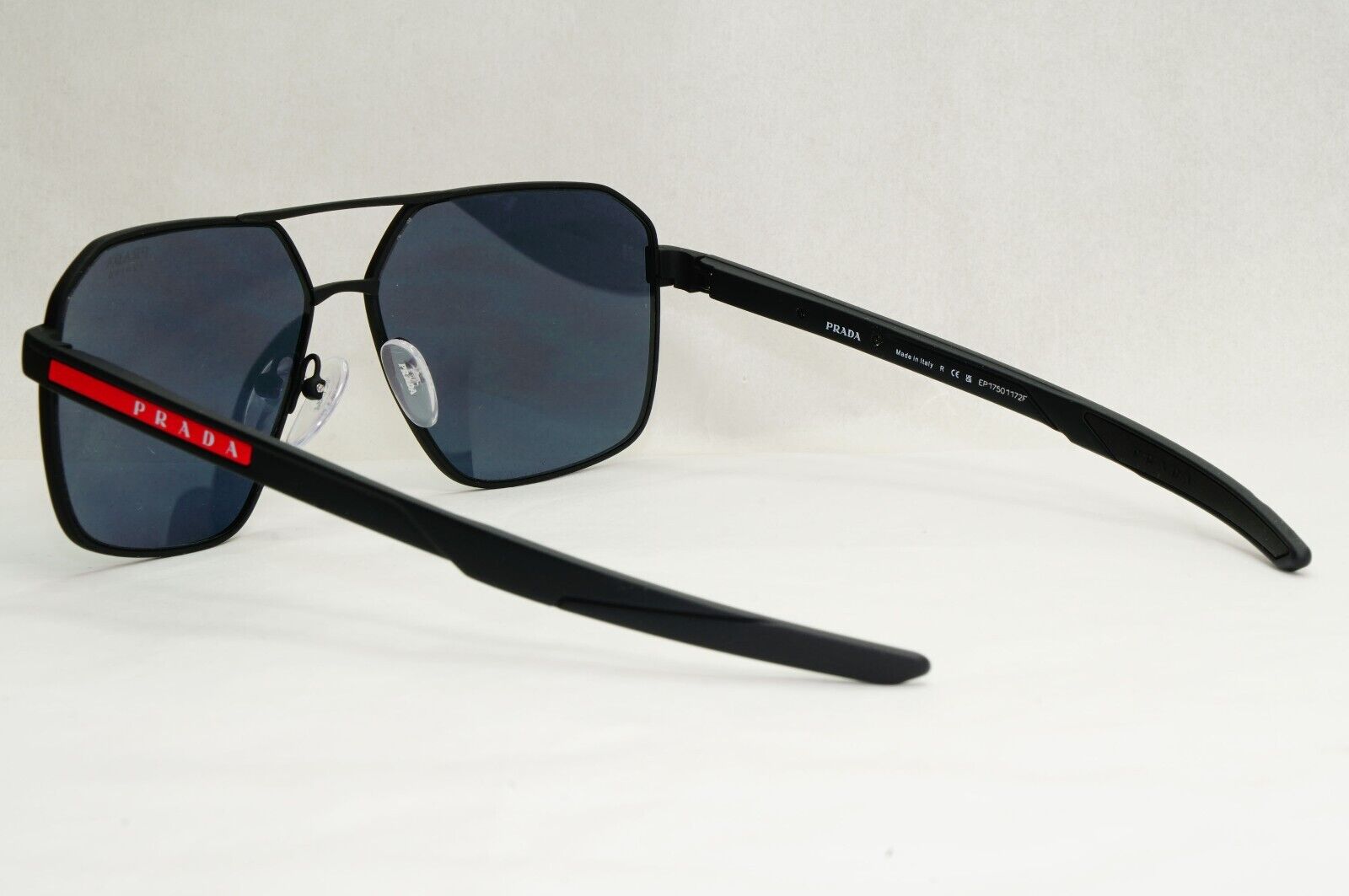 Prada Sunglasses Color Tuning Blue Lens Black Rubber PS55WS SPS 55W DG0-09R