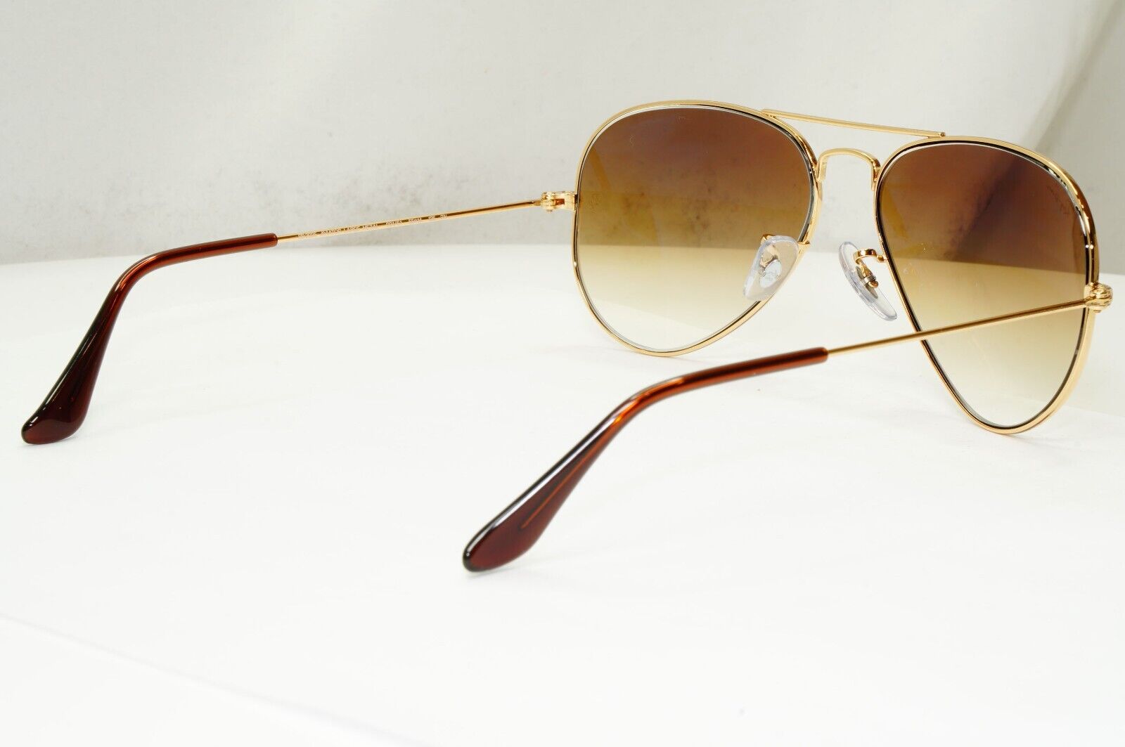 Ray-Ban Sunglasses Aviator Gold Brown Gradient RB 3025 Aviator 001/51 55mm Small