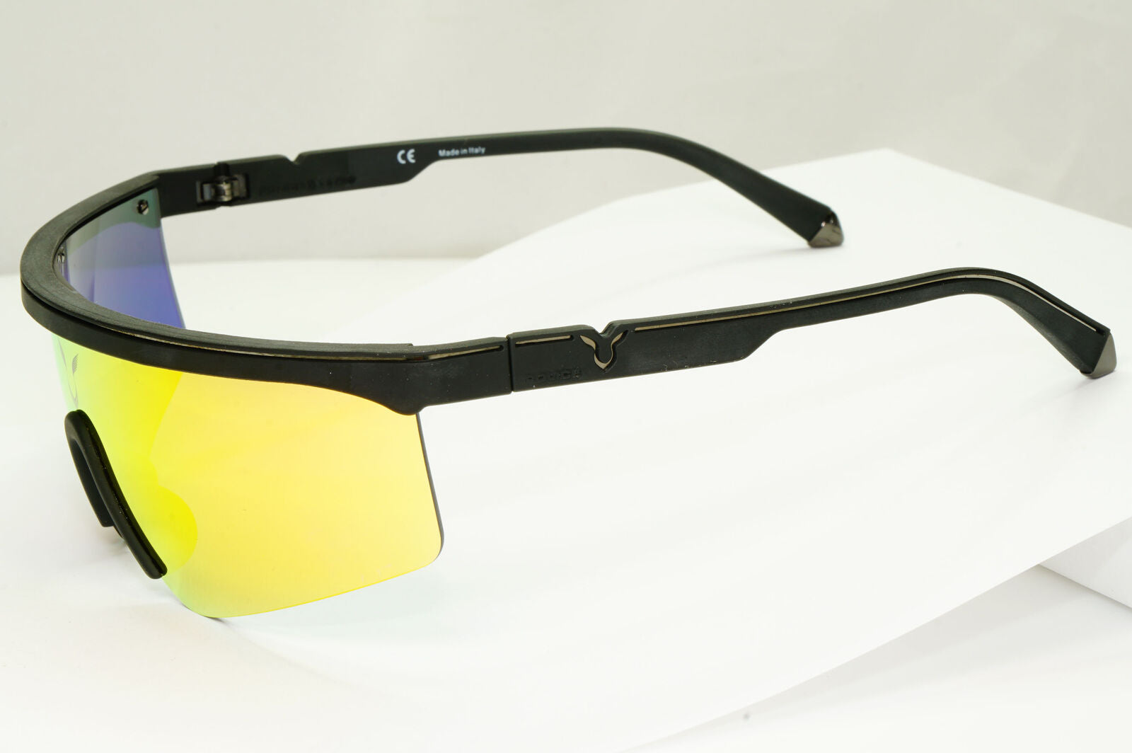 Police Lewis Hamilton F1 Sunglasses Gold Orange Mirror Shield SPL A28 COL 6AAY