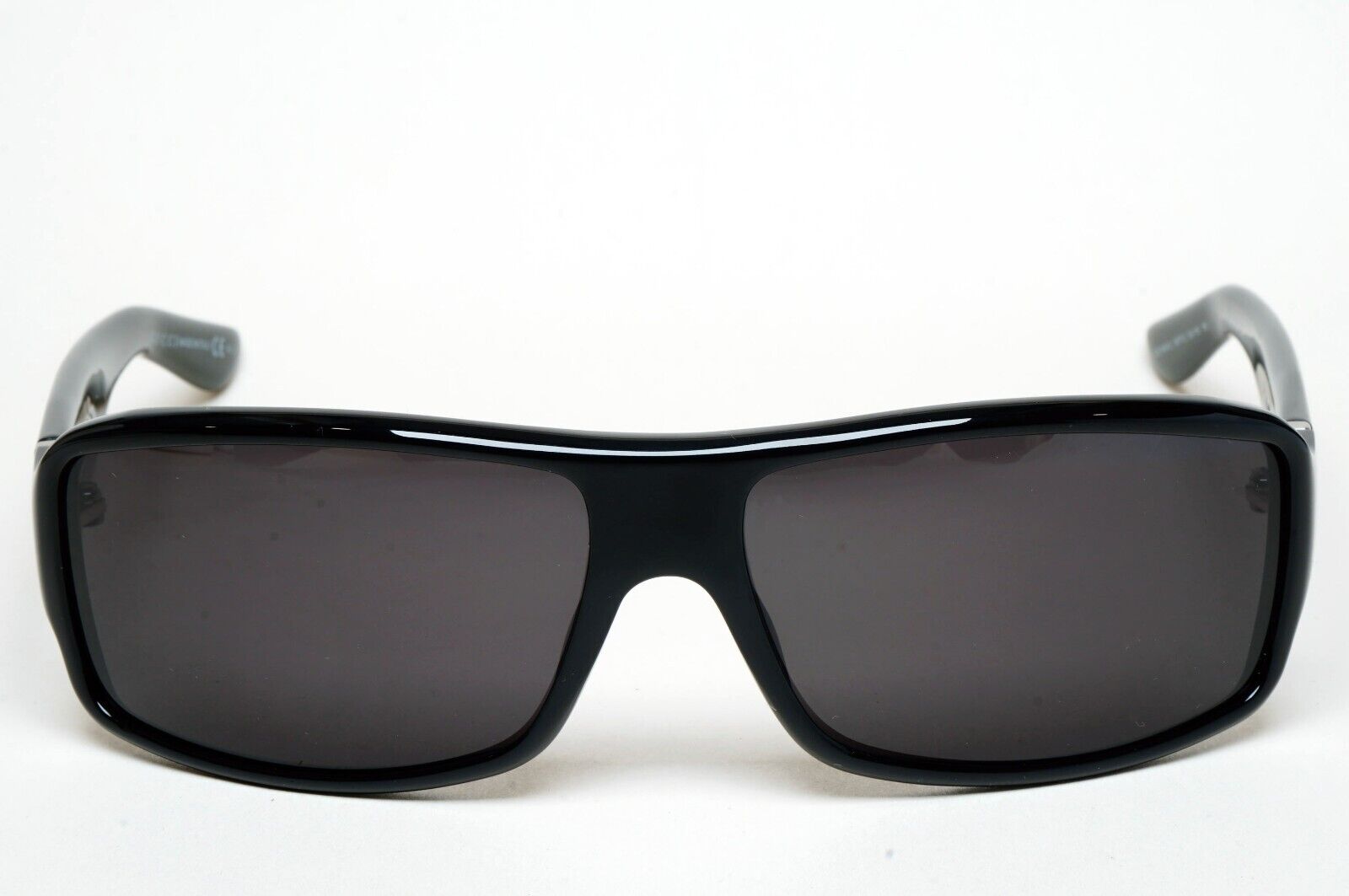 Gucci Sunglasses 1999 Vintage Black Rectangle Wrap GG 1619/S 807Y2 290125