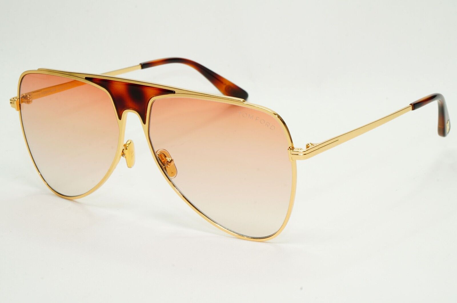 Tom Ford Sunglasses Ethan Gold Brown Gradient Metal Square FT0935 TF 935 30T