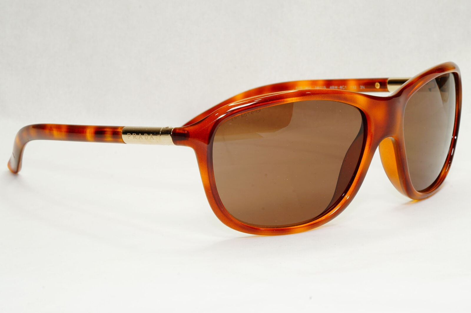 Prada Sunglasses 2010 Brown Gold Wrap Vintage PR08MS SPR 08M 4BW-8C1 210124