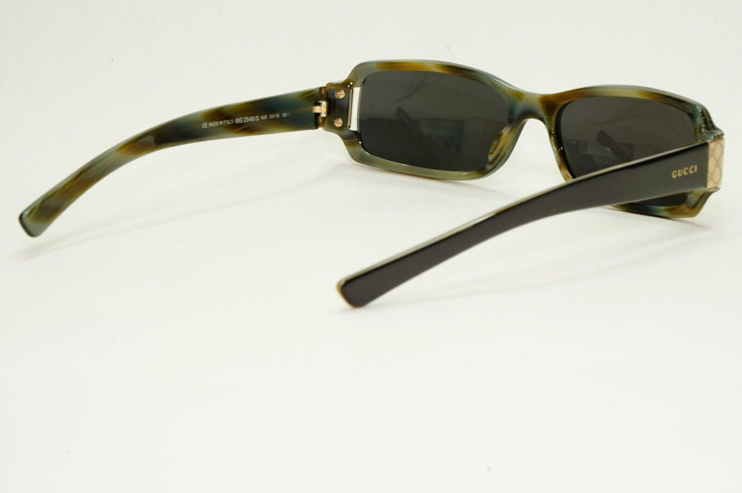 Gucci Sunglasses 1999 Vintage Black Grey Rectangle Small GG 2548/S NJ5 050824