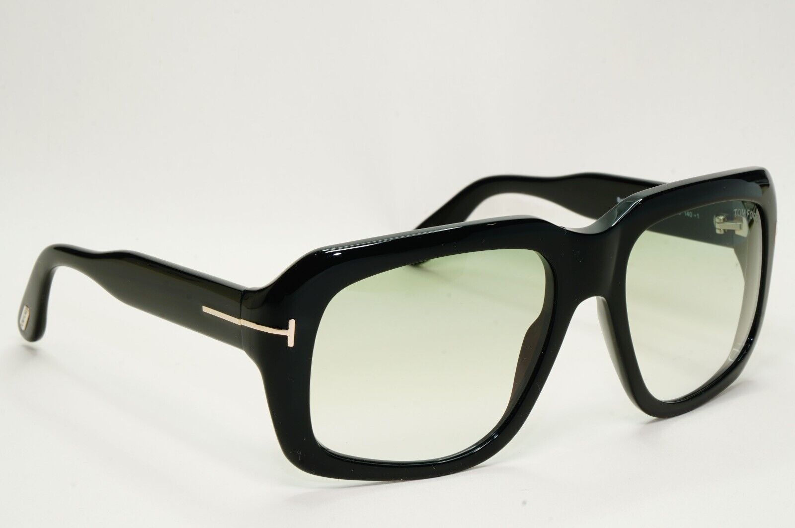 Tom Ford Sunglasses Bailey-02 Black Square Light Green Gradient FT0885 TF 885
