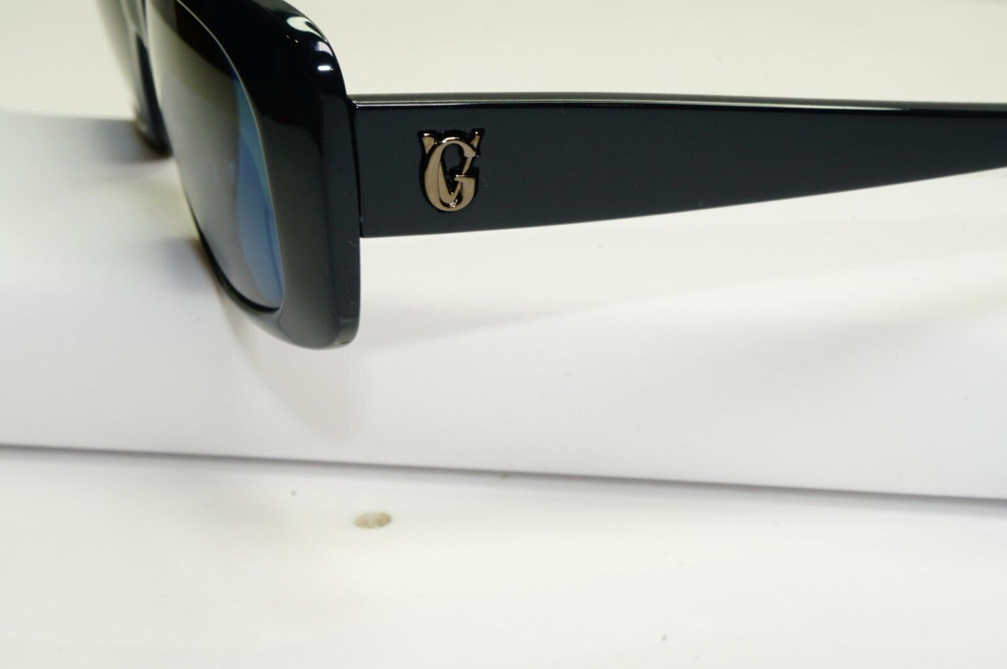 Gianni Versace Sunglasses Vintage 1996 Square Dark Blue MOD 471/G COL 917