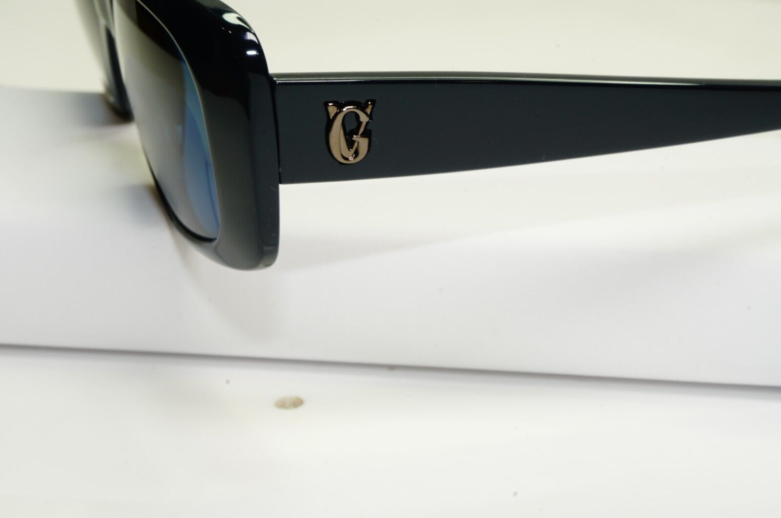 Gianni Versace Sunglasses Vintage 1996 Square Dark Blue MOD 471/G COL 917