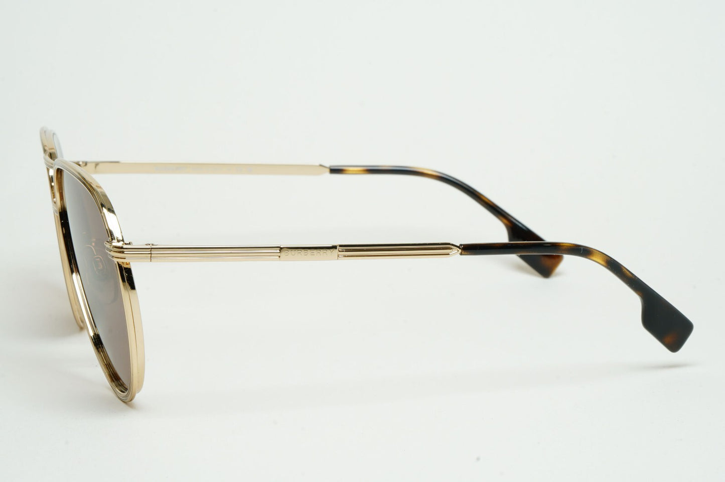 Burberry Sunglasses Scott Gold Metal Pilot Brown BE 3135 1109/73 59mm