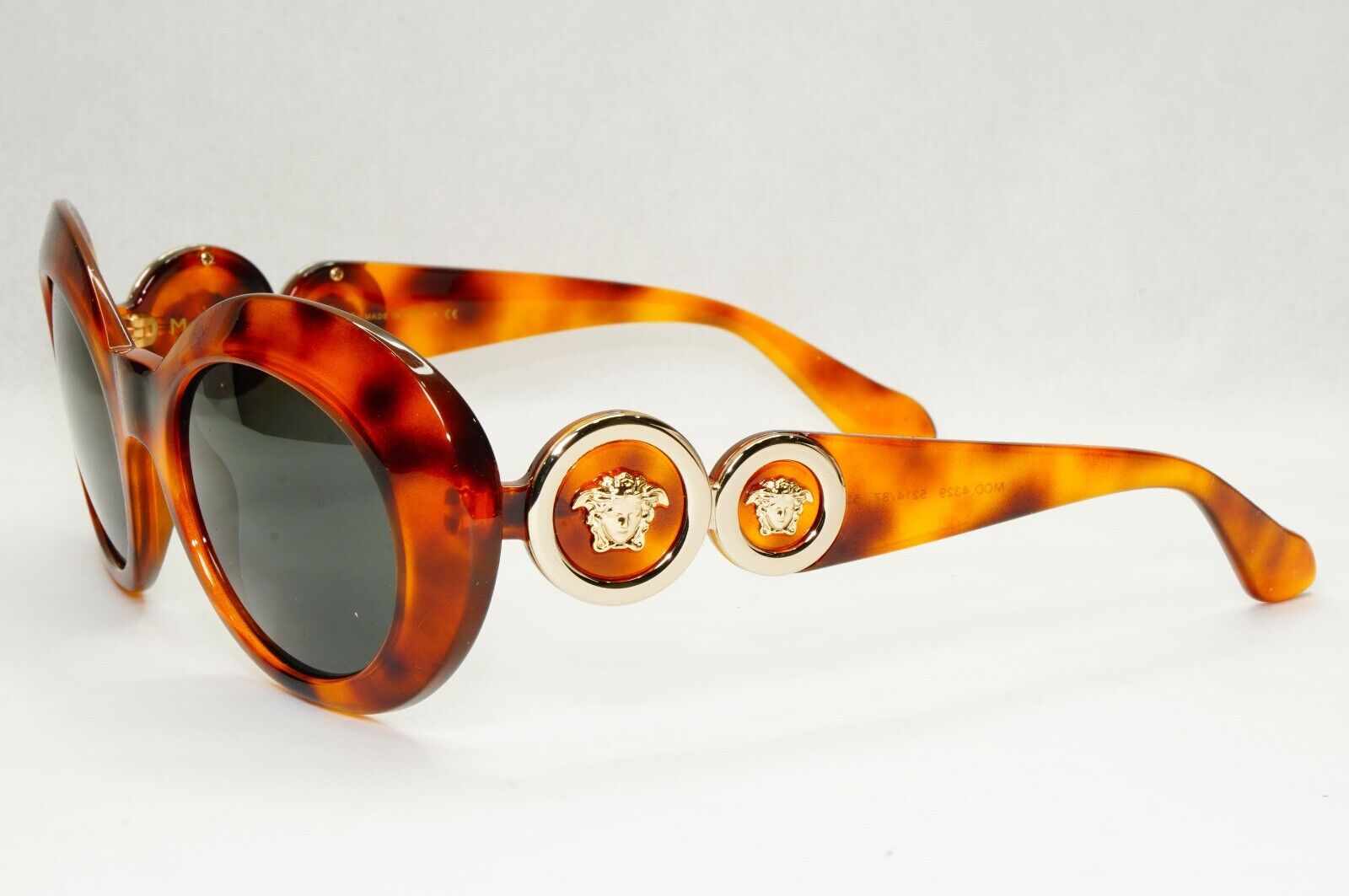 Versace Sunglasses Brown Gold Medusa 96 Tribute Collection MOD VE 4329 5214/87