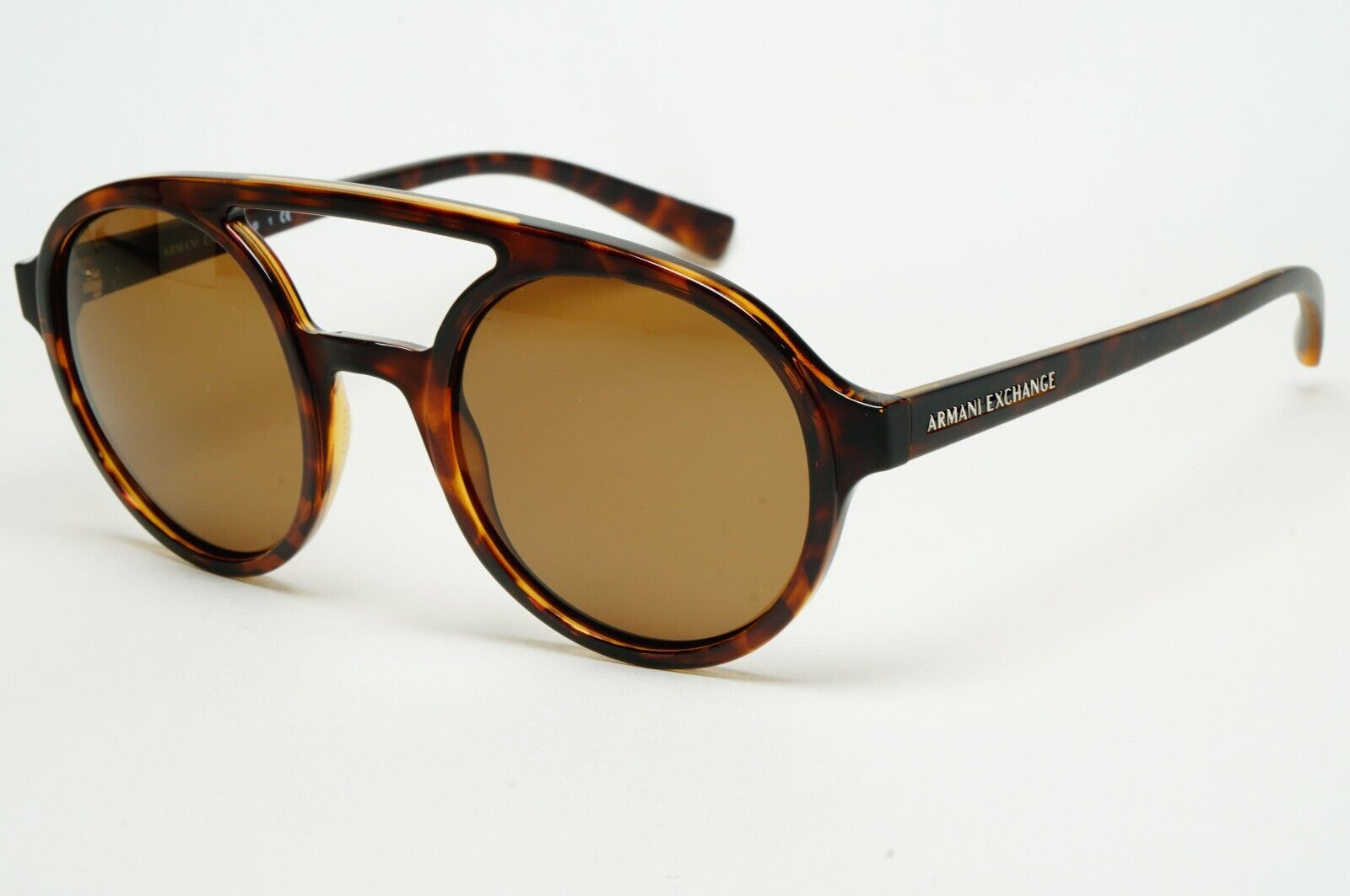 Armani Exchange Sunglasses 2015 Round Unisex Brown AX 4060 8213/73 221124