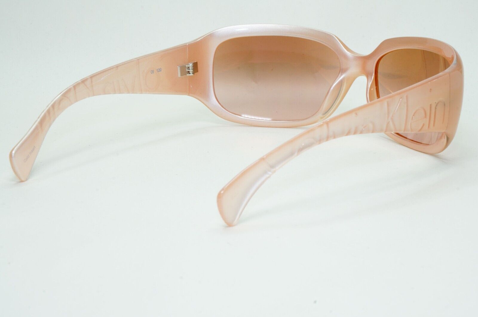 Calvin Klein Sunglasses 2005 Vintage Nude Beige Brown Unisex 838S 112 121124
