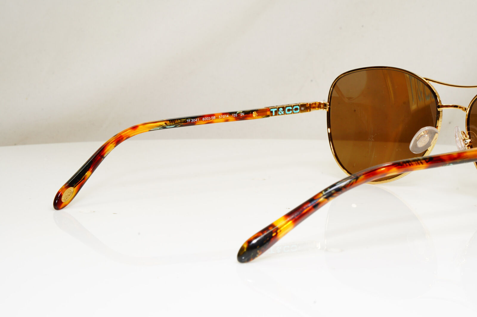 Authentic TIFFANY & CO Vintage Sunglasses Pilot LOVE TF 3041 6002/3B 29500