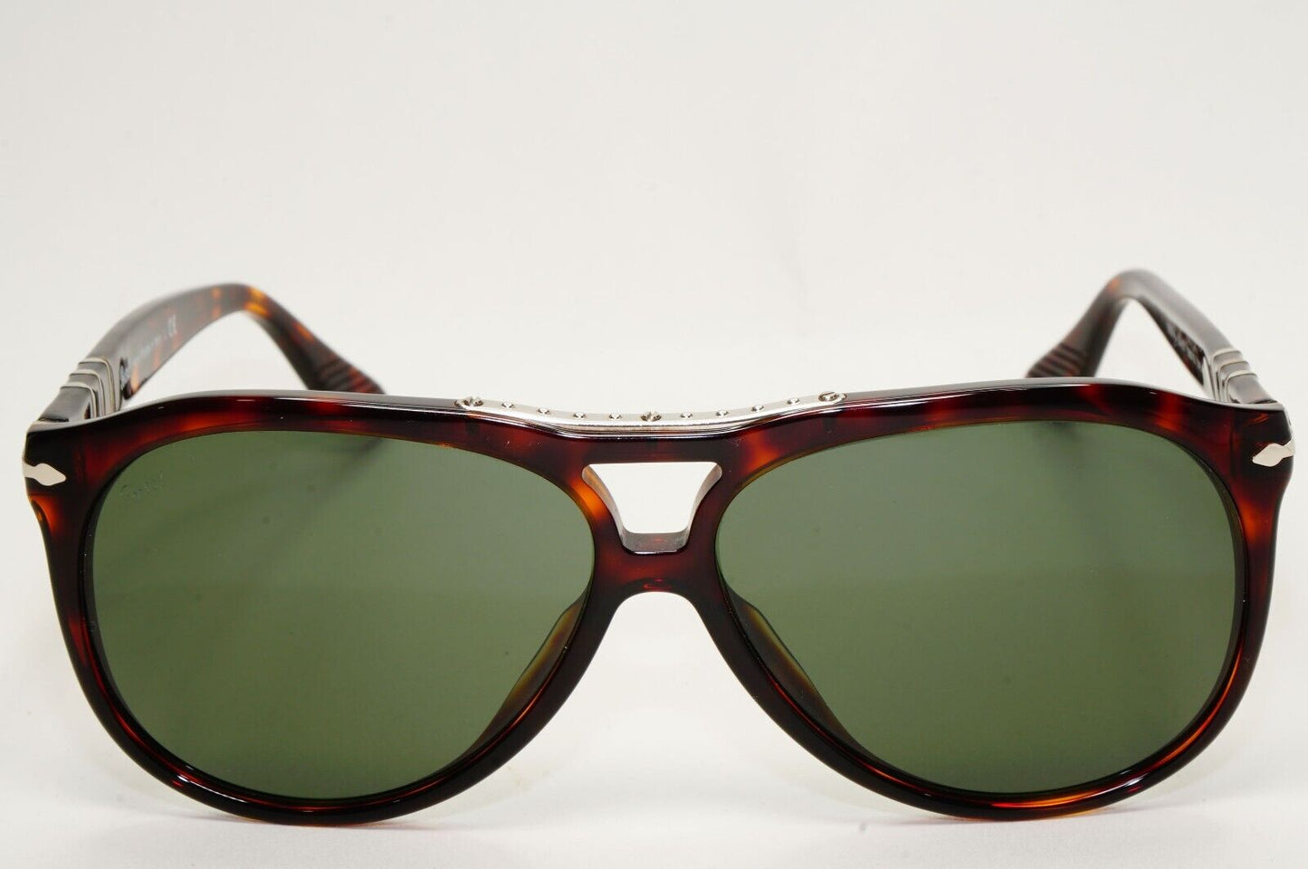 Persol Sunglasses 2011 Roadster Brown Tortoise Green Square 3008-S 24/31 58mm