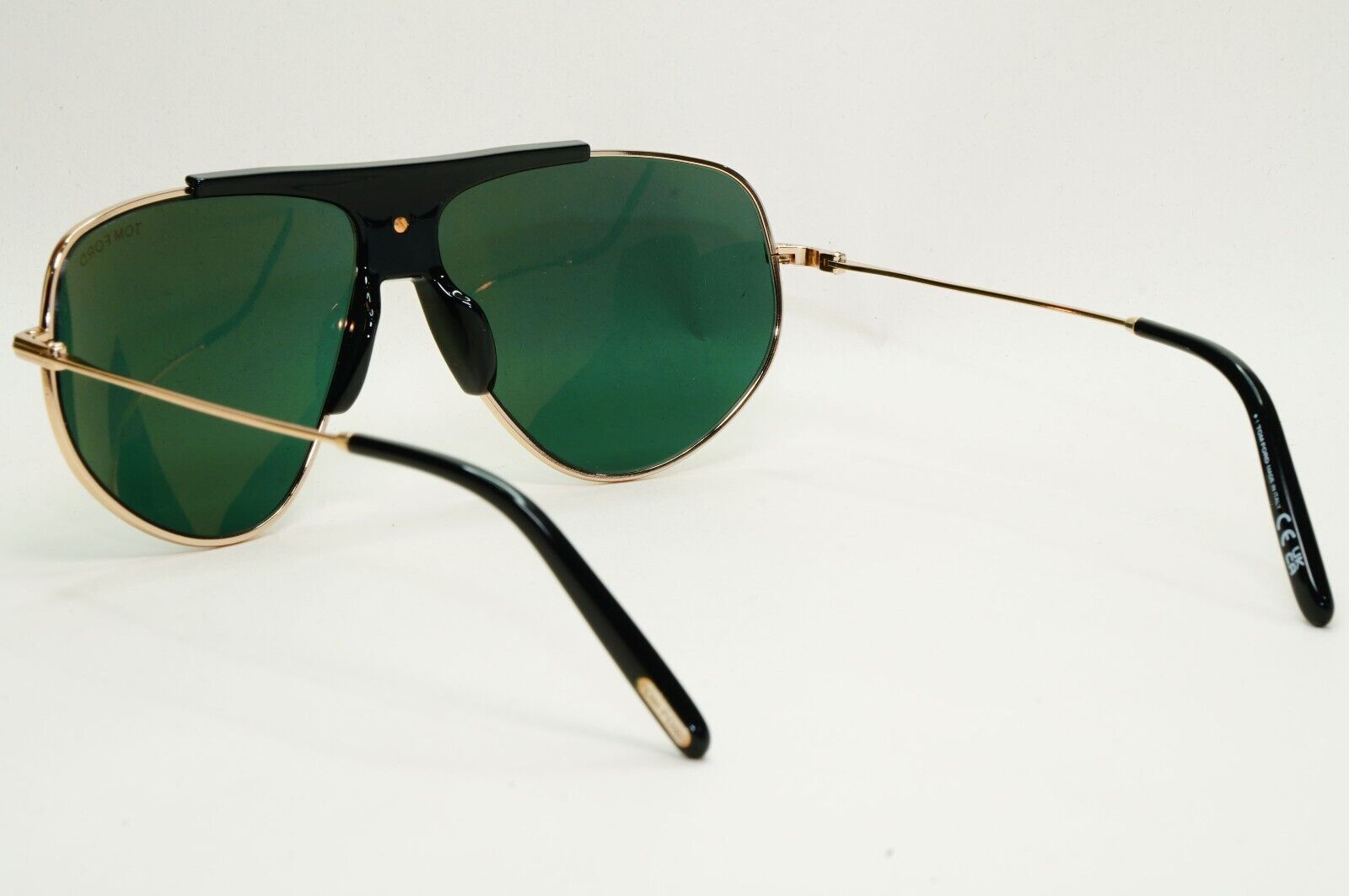 Tom Ford Sunglasses Addison Gold Black Green Pilot Square FT0928 TF 928 28V 61mm
