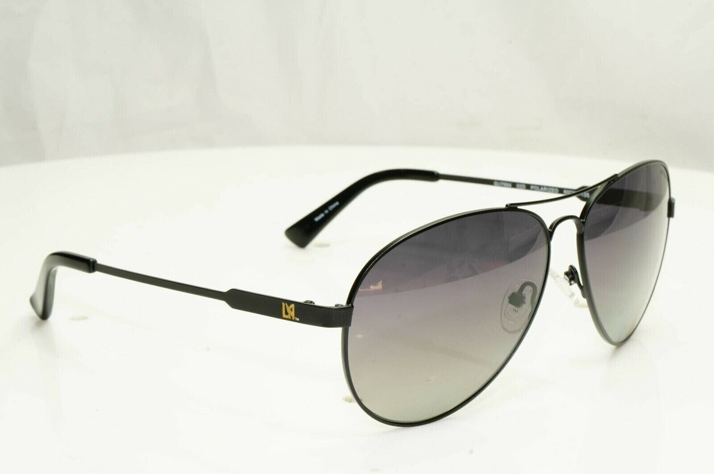 Guess Sunglasses Polarized Black Mens Designer Smoke Pilot GU 7664 02D [b] 38977