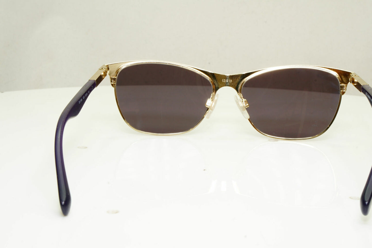 Dolce & Gabbana Gold Violet Purple Rectangle Metal Sunglasses DG 1246 1222 30197