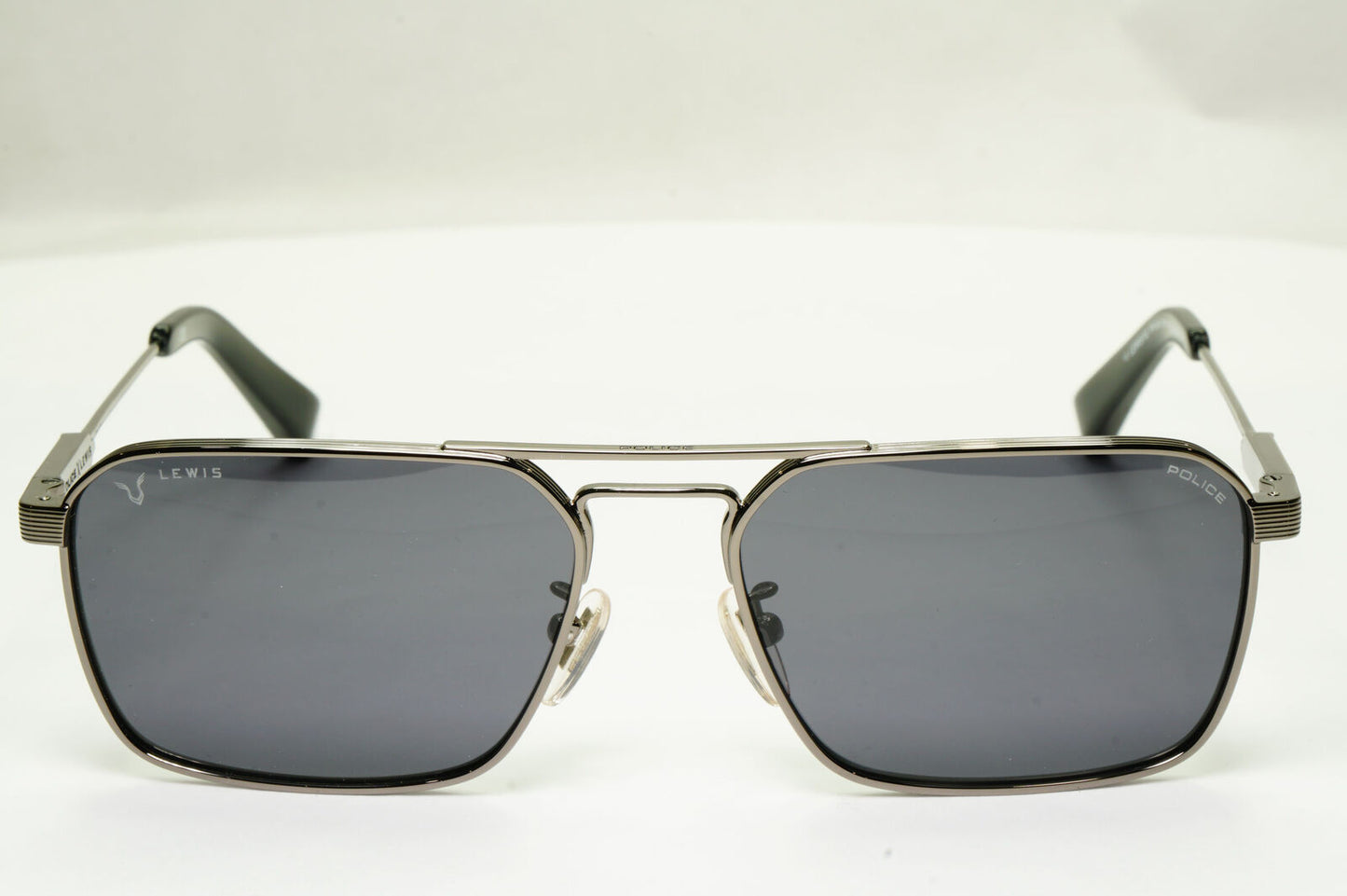 Police F1 Lewis Hamilton Sunglasses Black Gunmetal Grey Square SPL A23 COL 0568