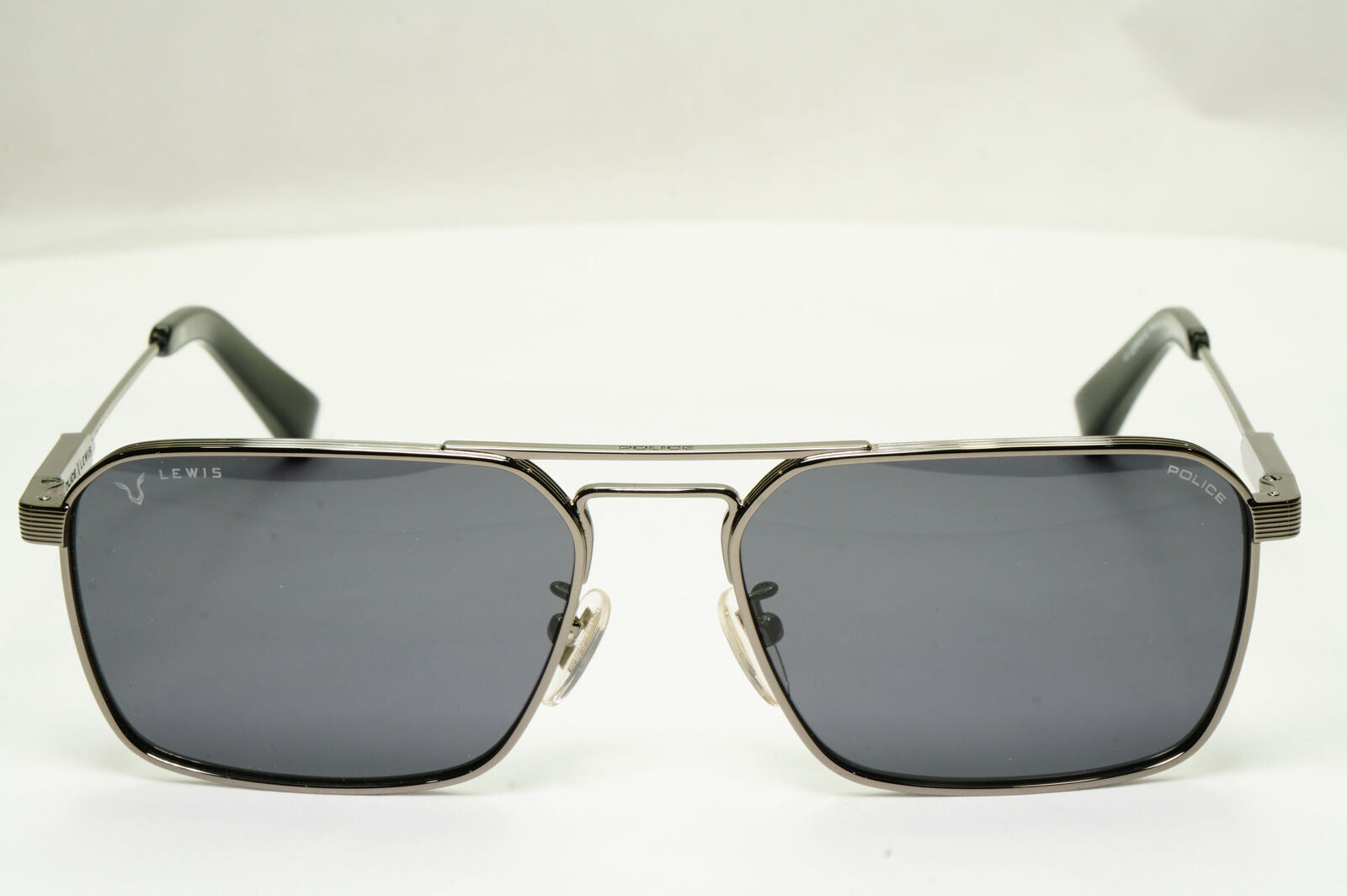 Police F1 Lewis Hamilton Sunglasses Black Gunmetal Grey Square SPL A23 COL 0568